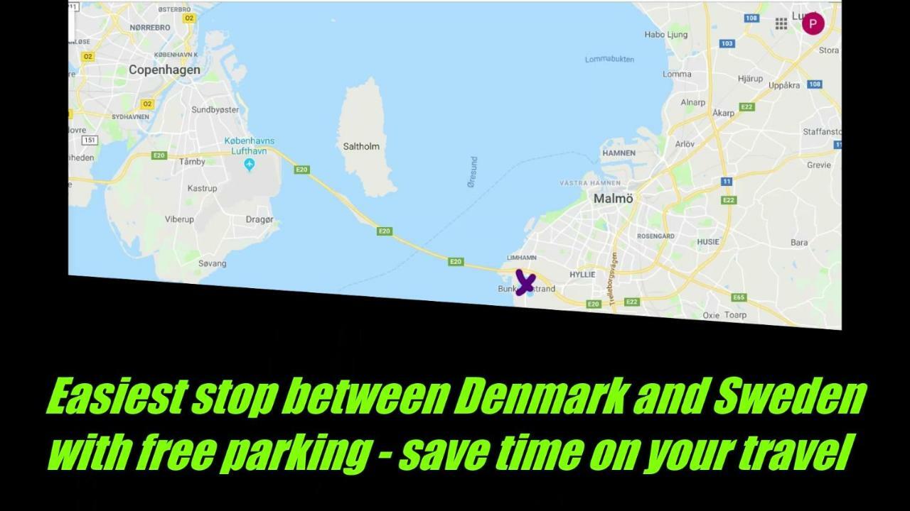 Private House Parking Garden Sea Nature Malmo Exterior photo